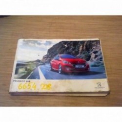 Carnet de bord PEUGEOT 208...