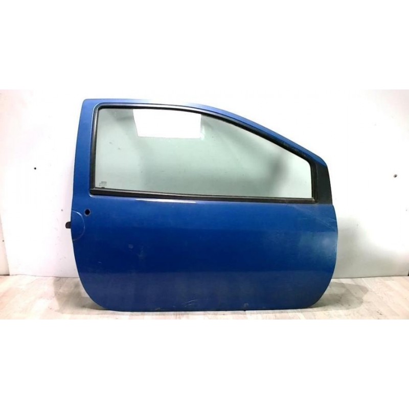 Porte Avant Droite Pour Renault Twingo II (06/2007-2014) - Couleur RNA Bleu Extrême, Occasion état Moyen